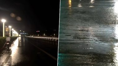 Delhi Rains Today: Delhiites Wake Up to Light Rainfall, Netizens Share Pictures and Videos
