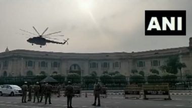 Uttar Pradesh Police, NSG Conduct Mock Drill at Vidhan Sabha and Lokbhawan in Lucknow To Counter Terror Attacks (Watch Video)