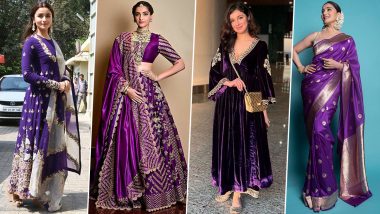Navratri 2023 Day 8 Colour Purple: Alia Bhatt, Sonam Kapoor & Others Slaying in This Royal Shade