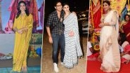 Durga Puja 2023: Alia Bhatt, Mouni Roy's Minimalist, Easy-Breezy, Yet Traditional Looks of Celebs Doing Pandal Hopping!