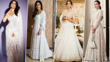 Navratri 2023 Day 2 Colour White: Katrina Kaif, Janhvi Kapoor Teach You How to Wear This Colour in Style