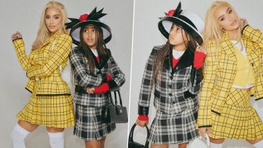 Kim Kardashian and North West Channel Iconic Duo Cher and Dionne From Clueless for Halloween (View Pics)