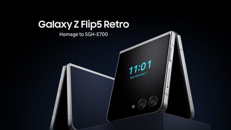 Samsung Galaxy Z Flip5 Retro Based on Iconic SGH-E700 Unveiled: From Nostalgic Look To Design Upgrades and Availability in India, Here's Everything You Should Know