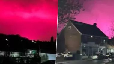 UK: Mysterious Pink Sky Over Kent Sparks Doomsday Fears Among Residents, Science Reveals Agricultural Source Behind Spectacle (See Pic)