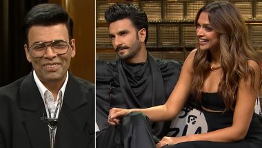 Koffee With Karan Season 8: Deepika Padukone Names THIS Actor As Her Best On-Screen Co-Star, and It’s Not Ranveer Singh or Shah Rukh Khan (Watch Video)