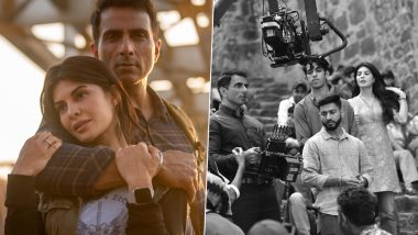 Fateh: Sonu Sood Shares BTS Glimpses With Jacqueline Fernandez From the Sets As the Duo Wraps Up Film’s Shoot; Actor Says, ‘It’s Going To Be Your Best One’ (See Pic)