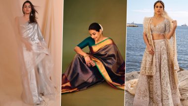 Dussehra 2023 Fashion: From Sara Ali Khan to Vidya Balan, Check Mesmerising Ethnic Looks to Nail Your Vijaya Dashami Style Game (See Pics)