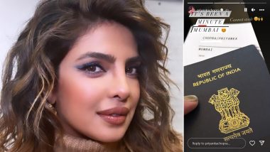 Priyanka Chopra Is Excited To Return to Mumbai for the Jio MAMI Film Festival, Actress Says ‘It’s Been a Minute, Can’t Wait’ (View Pic)