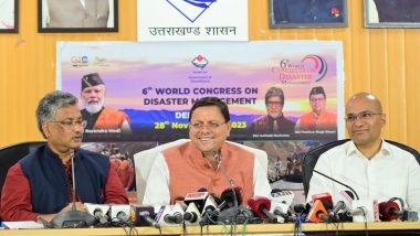 World Congress on Disaster Management 2023: PM Narendra Modi, Amit Shah To Be Invited as Chief Guests, Amitabh Bachchan To Be Brand Ambassador, Says Uttarakhand CM Pushkar Singh Dhami