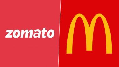 Zomato, McDonald's Ordered to Pay Rs 1 Lakh Fine for Delivering Non-Veg Food Instead of Vegetarian Order in Rajasthan's Jodhpur