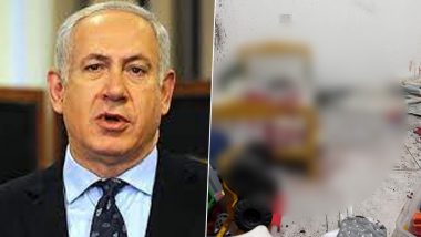 'Hamas Is Worse Than ISIS': Israel PM Benjamin Netanyahu Shares Heart-Wrenching Photo of Blood-Laden Baby Bed Amid Reports Hamas Militants Beheaded Babies