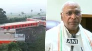 Bihar Train Accident: Congress President Mallikarjun Kharge Condoles Deaths of Passengers in Northeast Express Rail Mishap, Says &lsquo;Fix Accountability of Railways and Centre&rsquo;