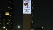 Israel-Hamas War: Images of Israeli Hostages Projected at United Nations Headquarters in New York, Demand Release (Watch Video)