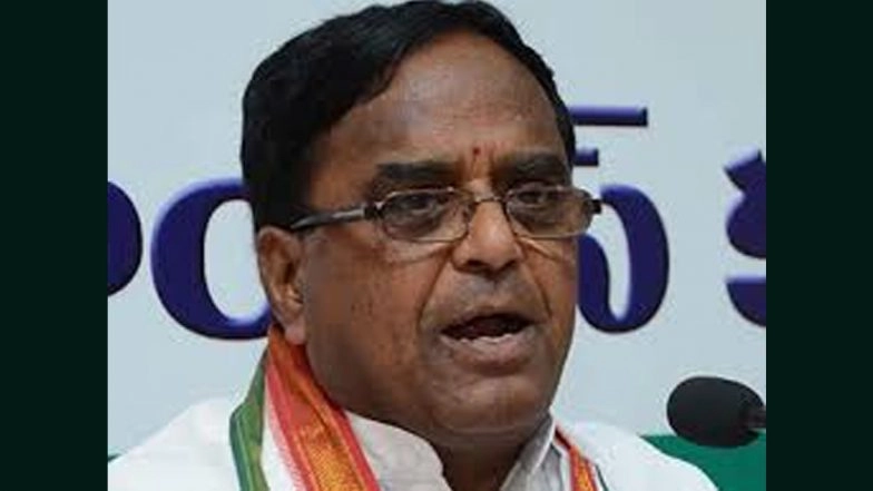Ponnala Laxmaiah Resigns From Congress: Senior Leader Quits Party, Likely To Join Bharat Rashtra Samithi Ahead of Telangana Assembly Elections