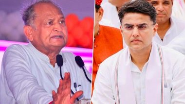 Rajasthan Assembly Election 2023: CM Ashok Gehlot, Sachin Pilot, CP Joshi Among 33 Candidates As Congress Releases First List for Polls; Check Candidate Names and Their Constituencies