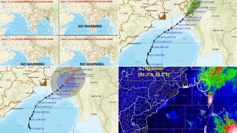 Cyclone Hamoon Update: Cyclonic Storm Lay Centered Over Bangladesh Coast; to Weaken Into Deep Depression in Next Six Hours, Says IMD