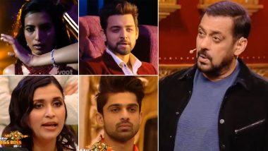Bigg Boss 17 Weekend Ka Vaar: Manasvi Mamgai, Samarth Jurel Enter As Wildcards; Salman Khan Schools Abhishek Kumar for Calling Mannara 'Parineeti Chopra’s Duplicate' (Watch Video)