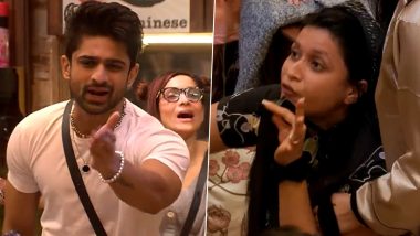 Bigg Boss 17: Mannara Chopra Loses Her Calm After Abhishek Kumar Drags Her Sister Parineeti Chopra in Their Argument (Watch Video)