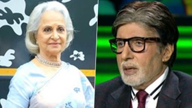 Amitabh Bachchan Heaps Praises on Waheeda Rehman’s Simplicity, Calls Her an Exemplary Artiste: ‘I’m a Big Fan of Her’