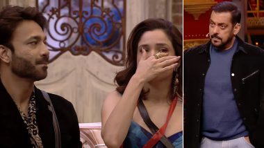 Bigg Boss 17 Weekend Ka Vaar: Ankita Lokhande Cries As Host Salman Khan EXPOSES Her Husband Vicky Jain (Watch Promo)