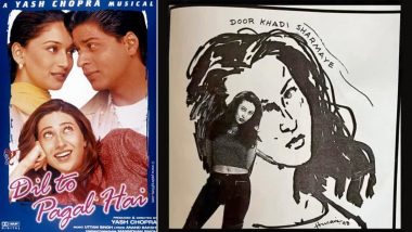 26 Years of Dil Toh Pagal Hai: Karisma Kapoor Celebrates Her ‘Very Special Film’ With Shah Rukh Khan and Madhuri Dixit; Actress Shares Stunning Artwork (See Post)