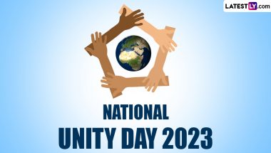 National Unity Day 2023 Date in India: Know History and Significance of Rashtriya Ekta Diwas Observed on Sardar Vallabhbhai Patel's Birth Anniversary