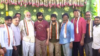 RT4GM: Ravi Teja’s Film Commences Shooting With Grand Pooja Ceremony and Star-Studded Cast! (Watch Video)