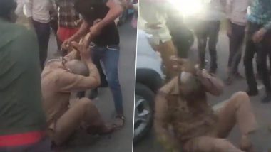 Uttar Pradesh: Cop Thrashed by Mob After Boy Gets Mowed Down by Speeding Bus in Mahoba, Police React After Video Goes Viral