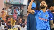 Virat Kohli Fans in West Bengal Distribute Clothes&nbsp;to Needy&nbsp;Children&nbsp;in West Bengal Ahead of Durga Puja 2023 (Watch Video)