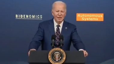 'I Have to Go to Situation Room': Joe Biden Wraps Up His Speech on US Economy and 'Bidenomics' in Hurry, Rushes to Situation Room (Watch Video)