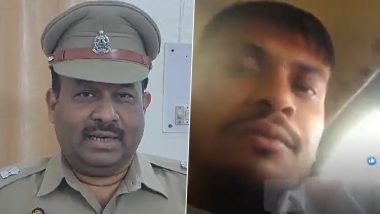 Uttar Pradesh Shocker: Prisoner Goes Live on Facebook While in Police Van During Court Transit, Viral Video Surfaces