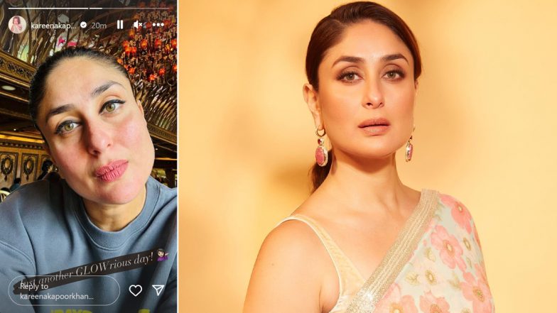 Kareena Kapoor Khan Flaunts Her Strong Make-Up Game on a 'Glowrious' Day (View Pic)