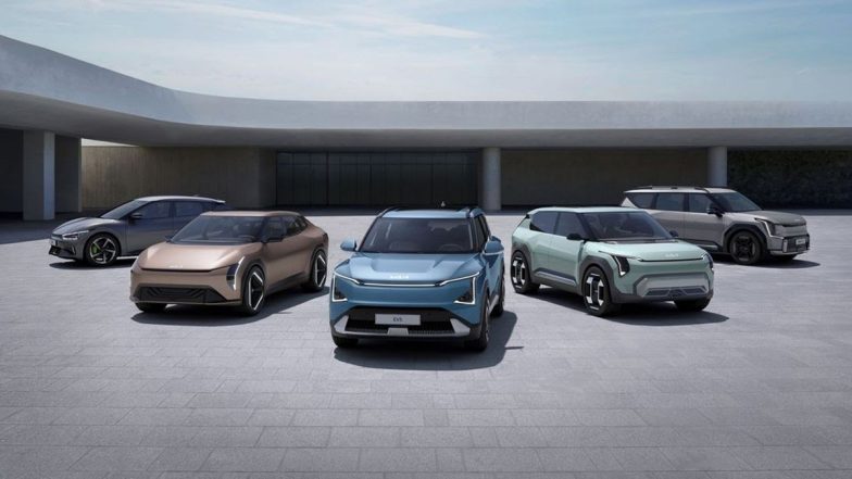 Kia EV5, Kia Concept EV3, Kia Concept EV4 Unveiled Today: Check Out Design, Expected Price and Features of Upcoming Kia EV Models