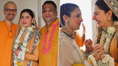 Mahira Khan Shares Unseen Moments From Her Wedding Festivities; Dances to Shah Rukh Khan’s ‘Mahi Ve’ With Friends (See Pics & Watch Video)