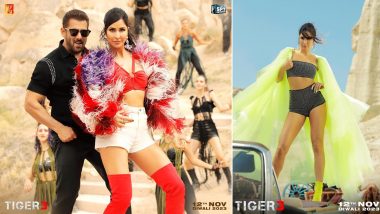 Tiger 3: Salman Khan Shares Glam Pics of Co-Star Katrina Kaif From Film's 'Leke Prabhu Ka Naam' Song on Insta!