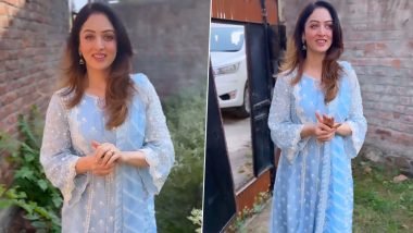 Actress Sandeepa Dhar Returns to Her Kashmir Home After 30 Years, Says ‘Hope This Time We Don’t Have To Run’ (Watch Video)
