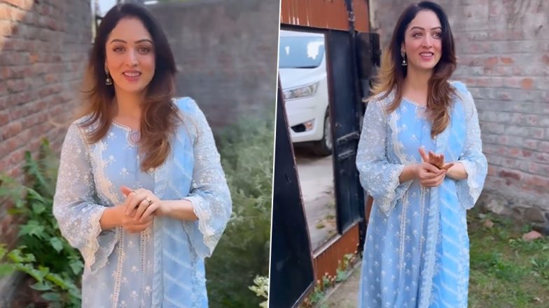 Actress Sandeepa Dhar Returns to Her Kashmir Home After 30 Years, Says ‘Hope This Time We Don’t Have To Run’ (Watch Video)