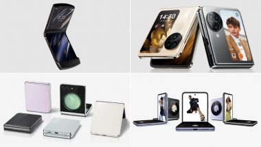 Best Foldable Smartphones List: From Motorola Razr 40 To Samsung Galaxy Fold 5 and Tecno Phantom V Flip, Know Specifications and Prices of Select Foldable Phones
