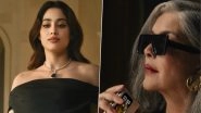 Janhvi Kapoor, Zeenat Aman Redefine Elegance and Style in an &lsquo;Iconic&rsquo; Ad Campaign (Watch Video)