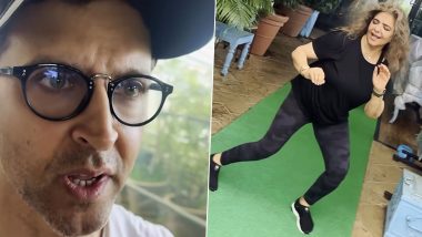 Hrithik Roshan Shares Video of 'Supermom' Pinkie Dancing in Gym As He Wishes Her on 70th Birthday - WATCH