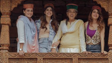 Dhak Dhak: Dia Mirza Shares Unseen BTS Pics With Her Girl Gang Ratna Pathak Shah, Fatima Sana Shaikh and Sanjana Sanghi, Ahead of the Film’s Theatrical Release!