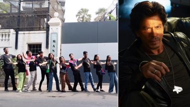 Ahead of Shah Rukh Khan's Birthday, Fans of Dunki Star Arrive From Nepal at Mannat (View Pics & Video)