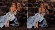 Taylor Swift and Beyonce Attend Eras Tour Concert Film Premiere Together! Bejeweled Singer Calls Queen Her 'Guiding Light' (Watch Videos and View Pics)