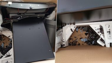 Flipkart Delivers Broken Kitchen Chimney With Shattered Glass to Customer, Later Issues Apology (See Pics and Video)