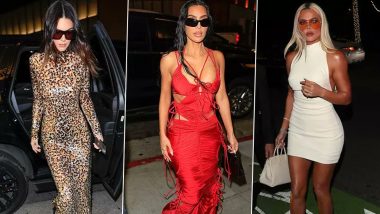 Kim Kardashian Turns 43: Sister Khloe, Kylie and Kendall Jenner, Hailey Bieber and Others Attend the Star-Studded Birthday Bash at Beverly Hills  (See Pics)
