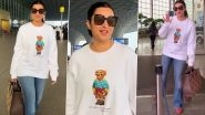 Parineeti Chopra Keeps It Simple in White Sweatshirt and Blue Jeans, Newlywed Flaunts Her Sindoor As She Gets Clicked at Mumbai Airport (Watch Video)