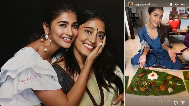 Pooja Hegde Celebrates Dussehra With Mom’s Home-Cooked Feast, Calls Her Mother 'Best Chef in the World' (View Pic)
