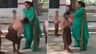 Uttar Pradesh: Female Teacher Slaps, Pulls Hair of Girl Students in Sultanpur; Suspended After Disturbing Video Goes Viral
