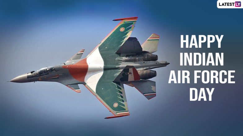 Indian Air Force Day 2023 Wishes: Defence Minister Rajnath Singh, Nitin Gadkari and Other Leaders Extend Greetings to Air Warriors on 91st Anniversary of IAF