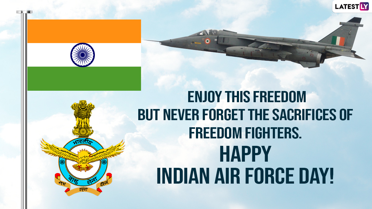 Happy Indian Airforce Day 2023 Greetings, Wishes And Quotes: WhatsApp ...